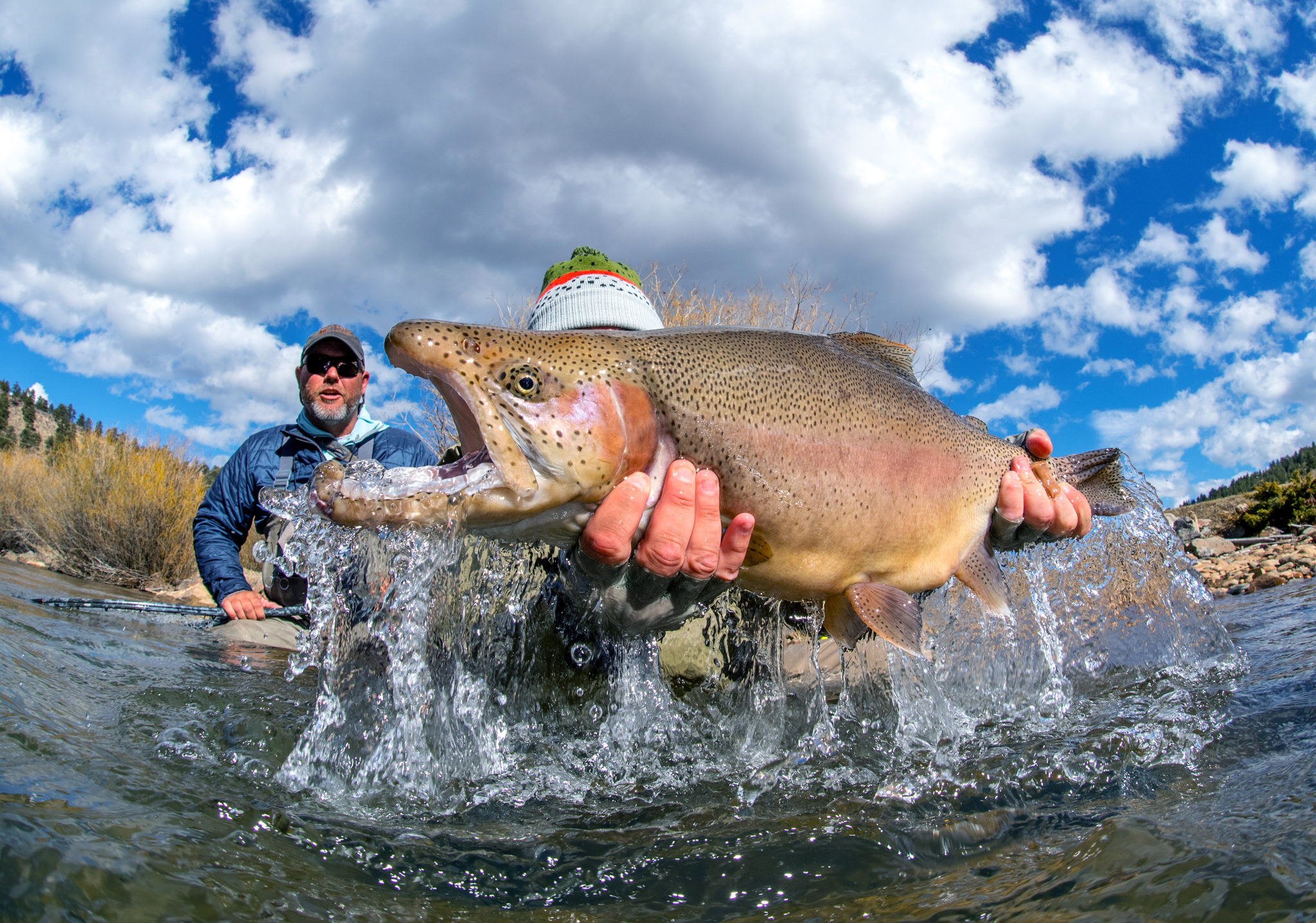 If anyone needs a laugh today, please use my trout holding skills for your  personal amusement. I deserve it. Also, can someone pls teach me how to  properly hold a trout… my