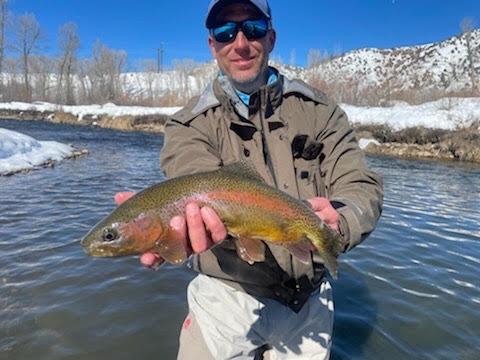 Winter Fly Fishing and skiing